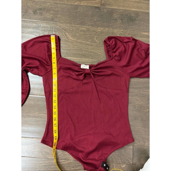 Boutique Maroon body suite - Picture 6 of 6